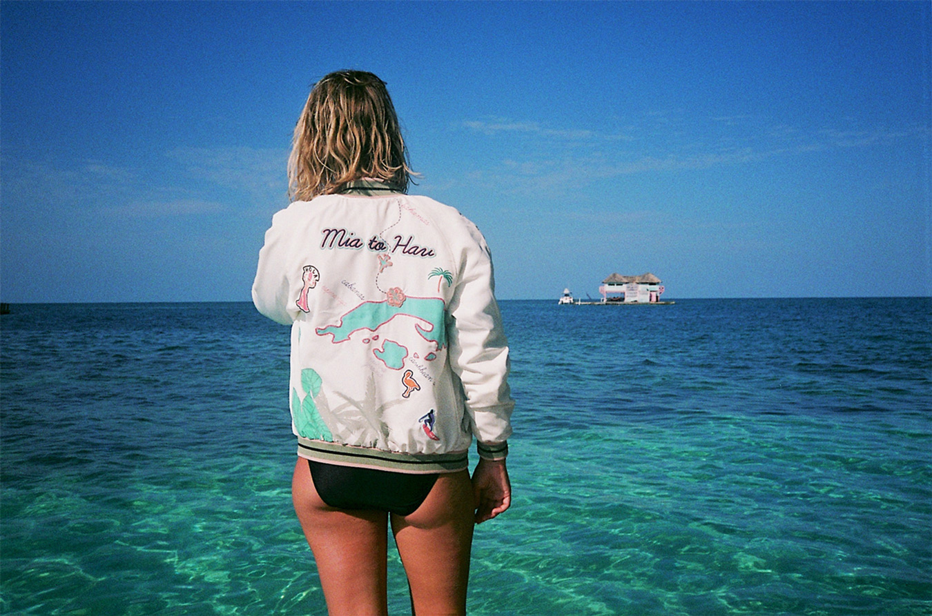 wasser sommer frau rücken urlaub blond