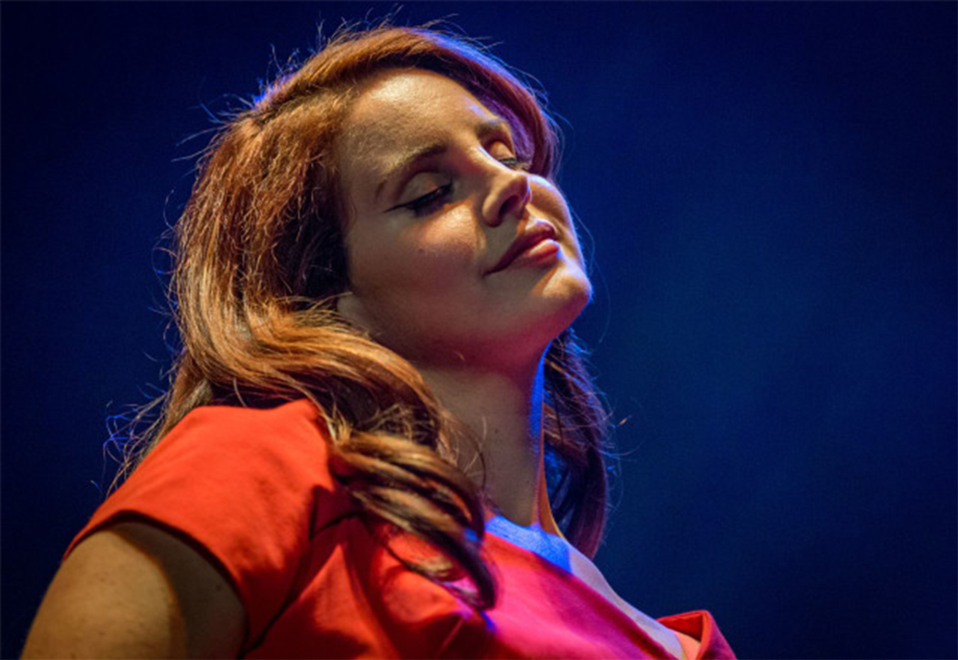 Lana Del Rey Sängerin Album Frau Rote Haare
