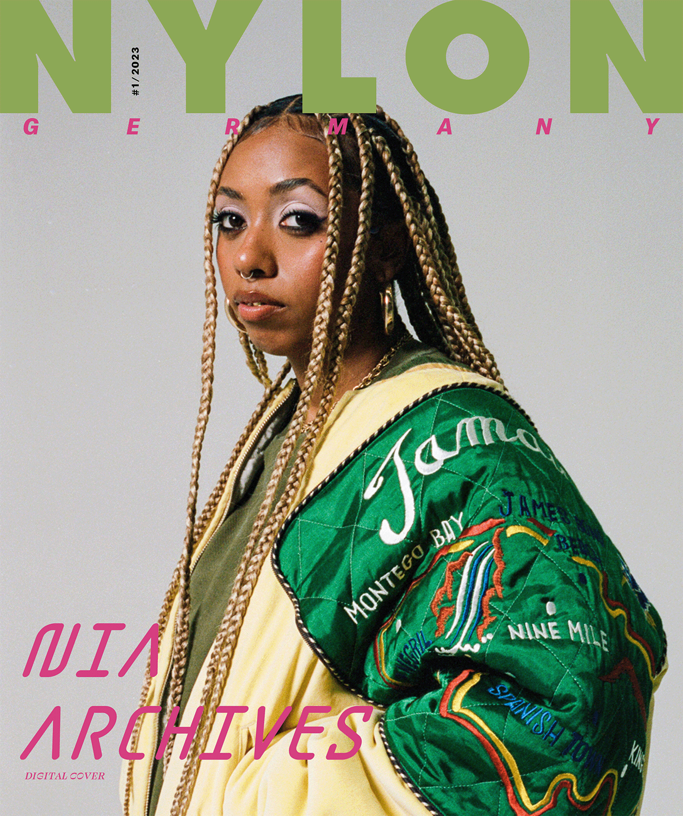 Nia Archives auf dem digitalen Cover der NYLON